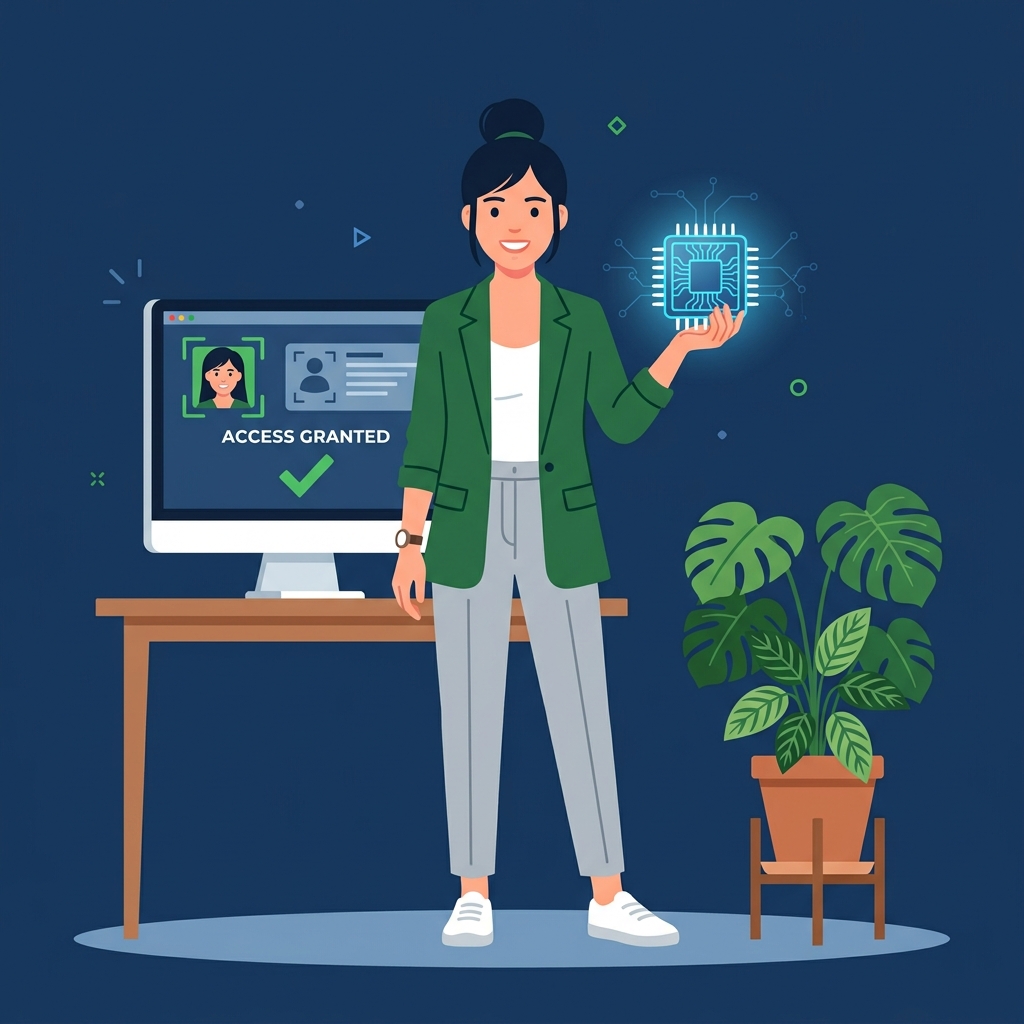 Exams online illustration